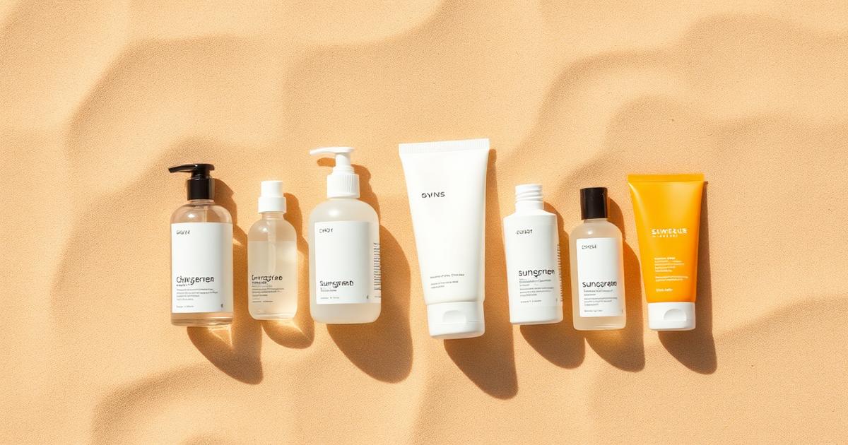 Routine skincare alignée — nettoyant, sérum, crème et SPF dans le bon ordre